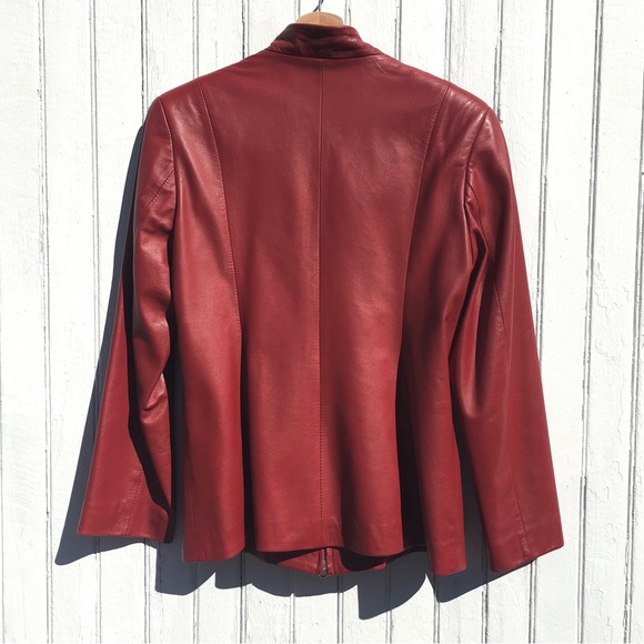 SAX LEATHER FACTORY JACKET - Picture 6 of 7